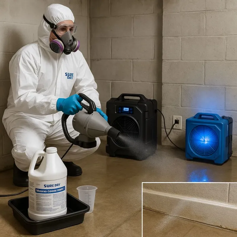 Sanitization and Odor Removal process in Flagler Estates, FL